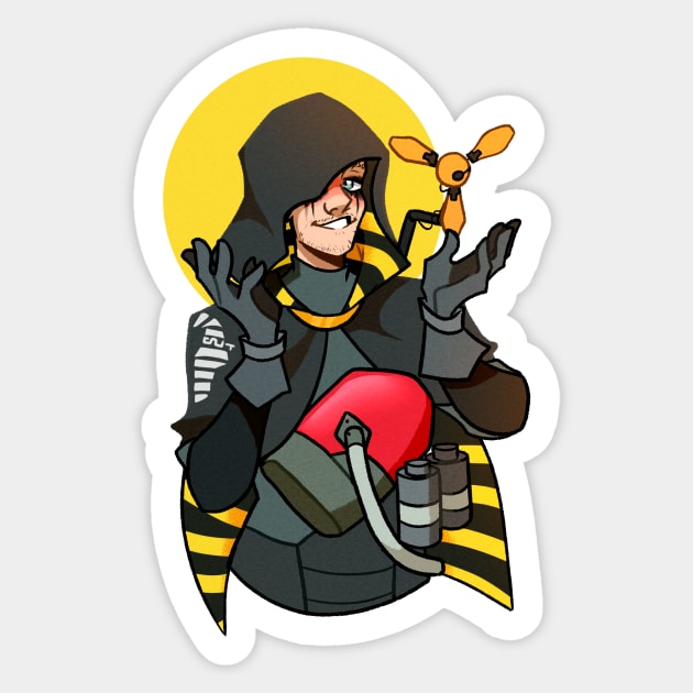 Higgs Death Stranding Sticker by gaypompeii